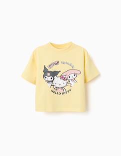 T-shirt en coton avec imprimé kuromi & friends  - vertbaudet enfant