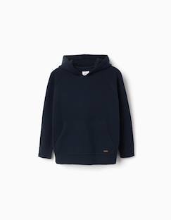 -Pull en maille avec capuche b&s