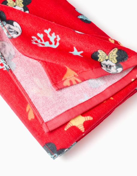 Serviette de plage en coton avec motif minnie Rose 2 - vertbaudet enfant 
