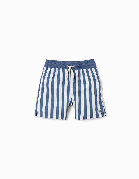 Garçon-Short de bain à rayures avec cordon de serrage you&me