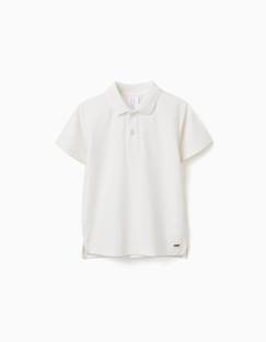 Garçon-T-shirt, polo, sous-pull-Polo côtelé en coton