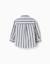 Chemise en coton et lin à rayures you&me Beige clair 2 - vertbaudet enfant 