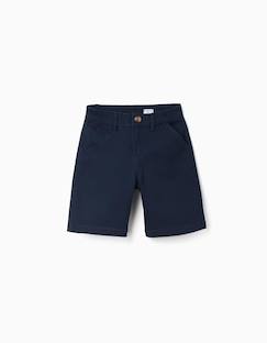Short chino midi en sergé avec poches  - vertbaudet enfant