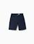 Short chino midi en sergé avec poches Beige clair+Bleu 4 - vertbaudet enfant 