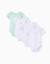 4 bodies en coton avec motif de fraise Multicolore 1 - vertbaudet enfant 