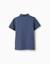 Polo en coton avec lignes en relief b&s Bleu 2 - vertbaudet enfant 