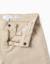 Short chino midi en sergé avec poches Beige clair+Bleu 3 - vertbaudet enfant 