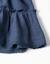 Robe en coton et lin avec manches à volants you&me Bleu 4 - vertbaudet enfant 