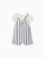 Combinaison en lin à rayures you&me Beige clair 1 - vertbaudet enfant 