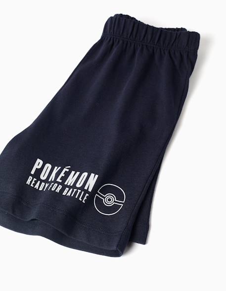 Pyjama à manches courtes en coton avec imprimés pokémon Blanc 4 - vertbaudet enfant 