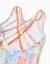 Maillot de bain avec imprimé coloré et bretelles croisées Blanc 4 - vertbaudet enfant 