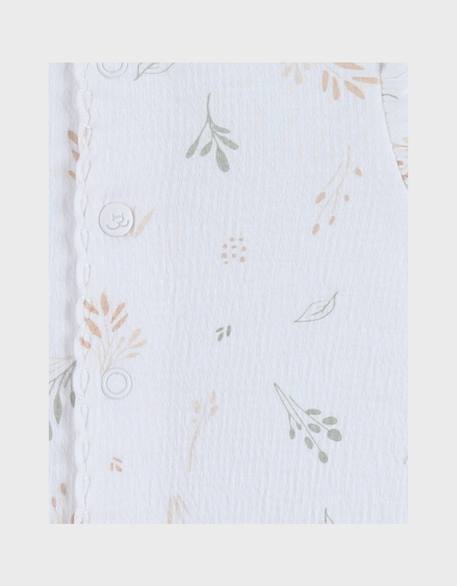 Pyjama bébé coton pointelle Blanc 5 - vertbaudet enfant 