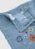 Short en jean fleurs Bleu 3 - vertbaudet enfant 