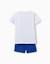 Pyjama à manches courtes en coton avec imprimé sonic Blanc 2 - vertbaudet enfant 