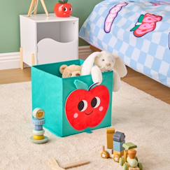 Chambre et rangement-Panier de rangement enfant imprimé pomme - cha cha pop