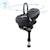 Siège auto bébé i-size pivotant et coulissant pebble 360 pro² Twillic black+Twillic graphite+Twillic green+Twillic truffle 8 - vertbaudet enfant 