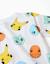 Pyjama à manches courtes en coton avec imprimés pokémon Blanc 3 - vertbaudet enfant 