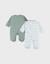 Lot de 2 pyjamas bébé velours Vert 3 - vertbaudet enfant 