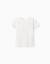 T-shirt en coton à imprimé floral 3d Blanc+Jaune clair 1 - vertbaudet enfant 