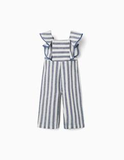 Combinaison en coton et lin à rayures you&me  - vertbaudet enfant