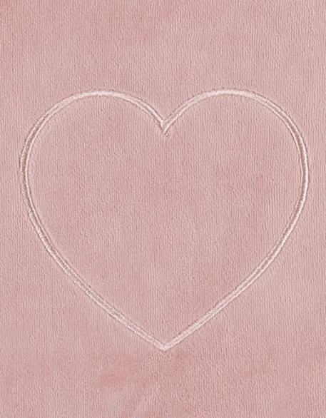 Pyjama bébé velours brodé Rose 6 - vertbaudet enfant 