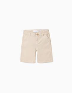 Short chino midi en sergé avec poches  - vertbaudet enfant