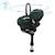 Siège auto bébé i-size pivotant et coulissant pebble 360 pro² Twillic black+Twillic graphite+Twillic green+Twillic truffle 14 - vertbaudet enfant 