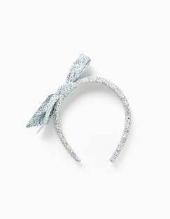 Serre-tête rembourré avec motif floral et nœud you&me  - vertbaudet enfant