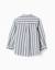 Chemise en coton et lin à rayures you&me Beige clair 3 - vertbaudet enfant 