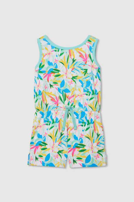 Fille-Salopette, combinaison-Combinaison fille imprimé floral