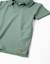Polo en coton à jacquard Blanc+Vert foncé 7 - vertbaudet enfant 