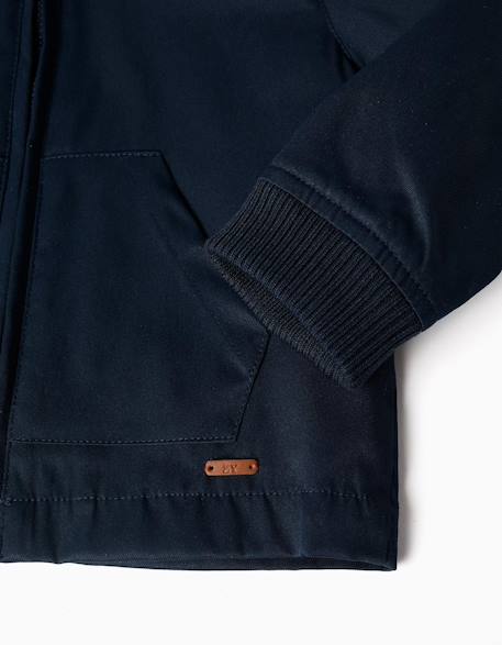 Veste avec doublure et capuche amovible Bleu 6 - vertbaudet enfant 