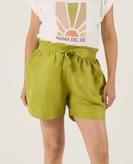 Short de grossesse nubie Anis+Beige 2 - vertbaudet enfant 