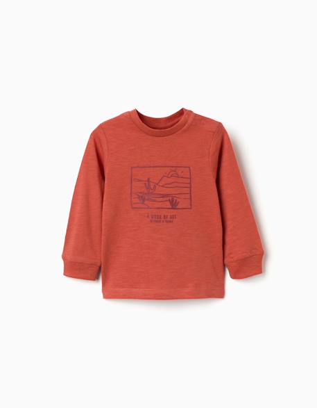 Bébé-T-shirt en coton à imprimé work of art