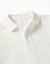 Polo côtelé en coton Blanc+Marrón 3 - vertbaudet enfant 
