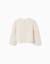 Cardigan en maille de coton à point de lien b&s Beige clair 2 - vertbaudet enfant 