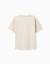 T-shirt en coton à rayures jacquard Blanc 2 - vertbaudet enfant 
