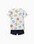 Pyjama à manches courtes en coton avec imprimés pokémon Blanc 2 - vertbaudet enfant 