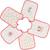 Lot de 5 bavoirs minnie coton Rose 1 - vertbaudet enfant 