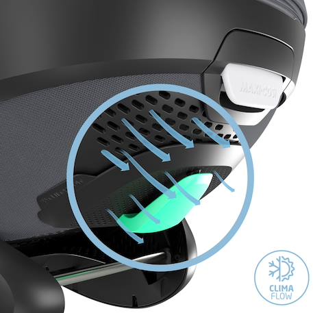 Siège auto bébé i-size pivotant et coulissant pebble 360 pro² Twillic black+Twillic graphite+Twillic green+Twillic truffle 11 - vertbaudet enfant 