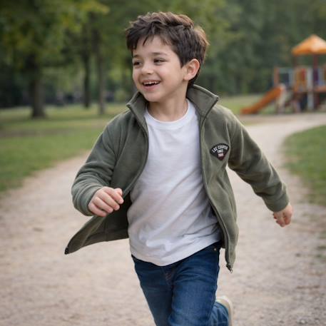 Veste polaire  garçon Beige+Gris+Kaki+Marine+Noir 12 - vertbaudet enfant 