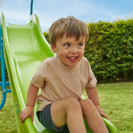 Toboggan 3 marches  métal 175 cm Vert - bleu 5 - vertbaudet enfant 