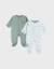 Lot de 2 pyjamas bébé velours Vert 1 - vertbaudet enfant 