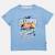 T-shirt manches courtes garçon avec motif plage Bleu+Gris+Kaki+Noir 3 - vertbaudet enfant 
