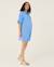 Robe chemise courte oversize d'allaitement bertille Bleu 1 - vertbaudet enfant 