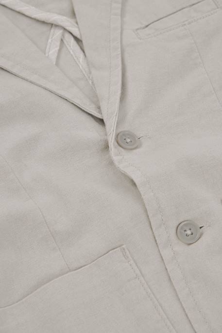 Blazer enfant en lin Marron 3 - vertbaudet enfant 
