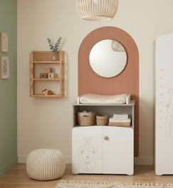 Puériculture-Commode à langer 2 portes en bois - teddy