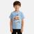 T-shirt manches courtes garçon avec motif plage Bleu+Gris+Kaki+Noir 1 - vertbaudet enfant 