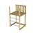 Plateforme avec échelle 120 cm skywood bois Marron - bleu 1 - vertbaudet enfant 