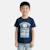 T-shirt manches courtes garçon avec imprime skateboard Bleu+Gris+Marine+Noir 10 - vertbaudet enfant 